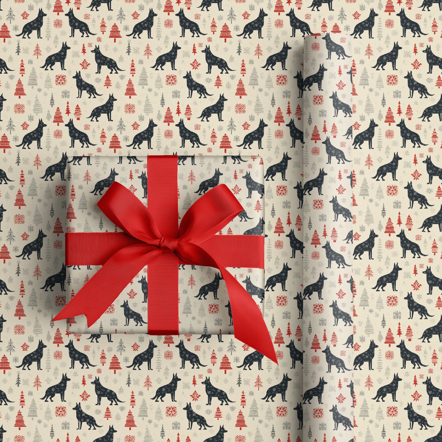 Winter Wolves Dance With Snowflakes