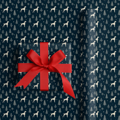 Spotted Companions Roam Winter's Canvas