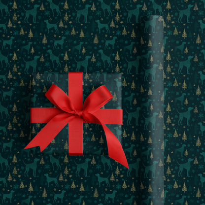 Winter's Playful Canine Constellation