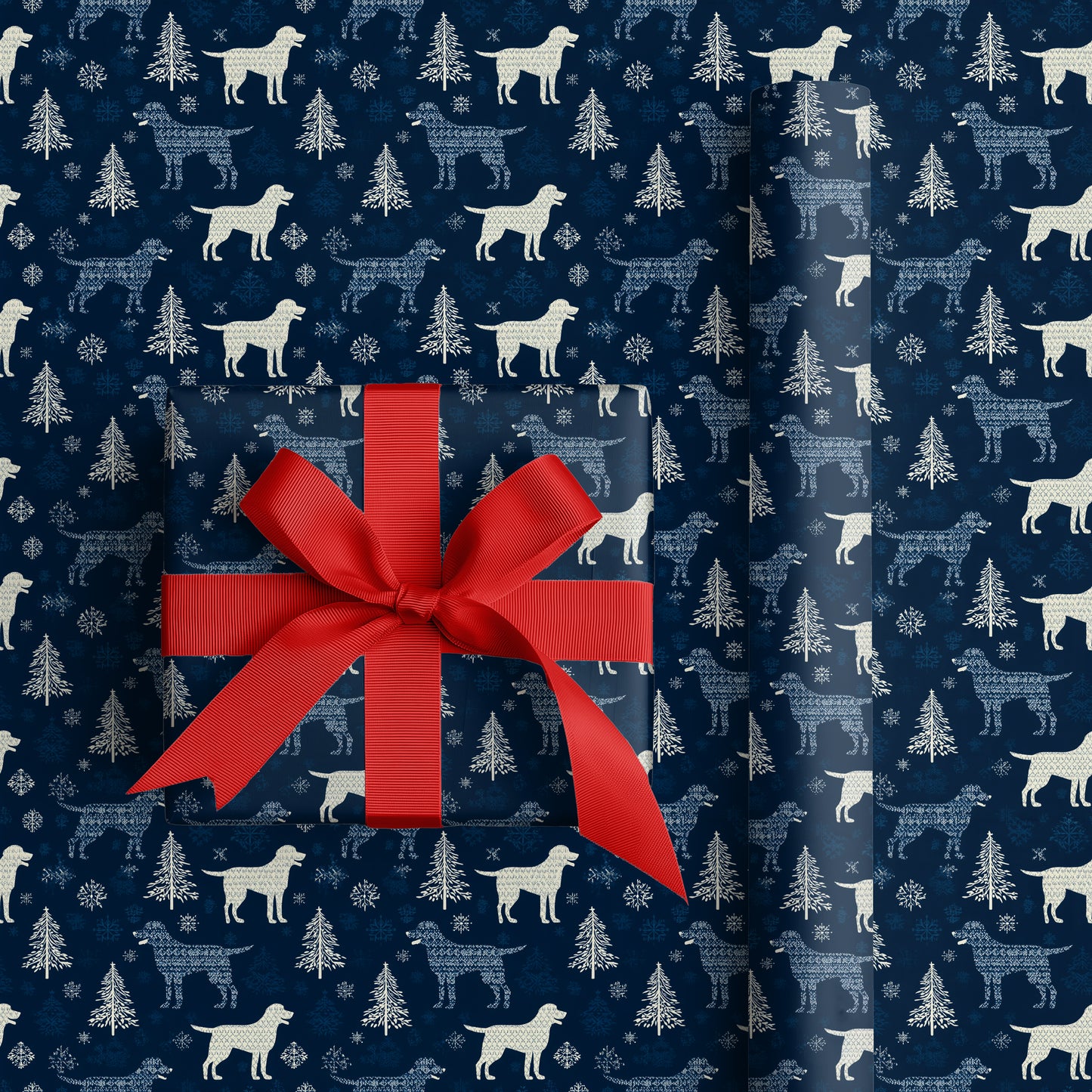 Nordic Paws Dancing Through Snowfall