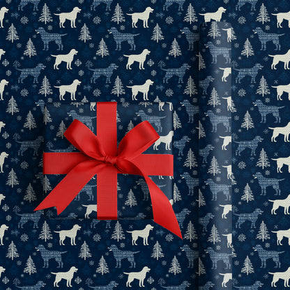 Nordic Paws Dancing Through Snowfall