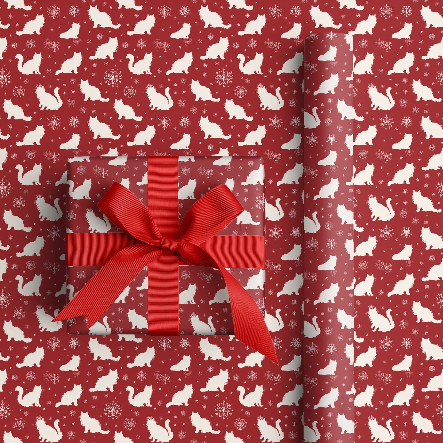 Winter's Playful Feline Symphony