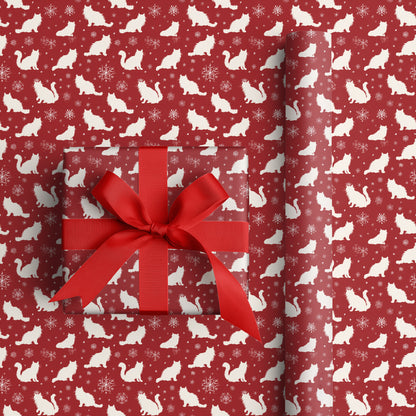 Winter's Playful Feline Symphony