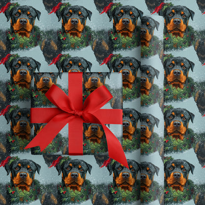 Festive Fur: Winter's Loyal Companion