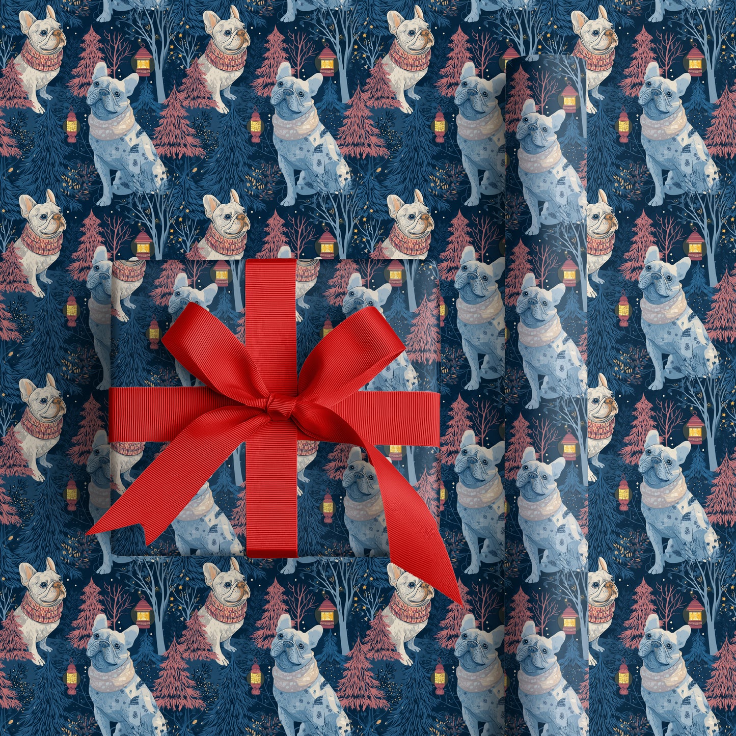 Midnight Frenchies Explore Winter's Tale