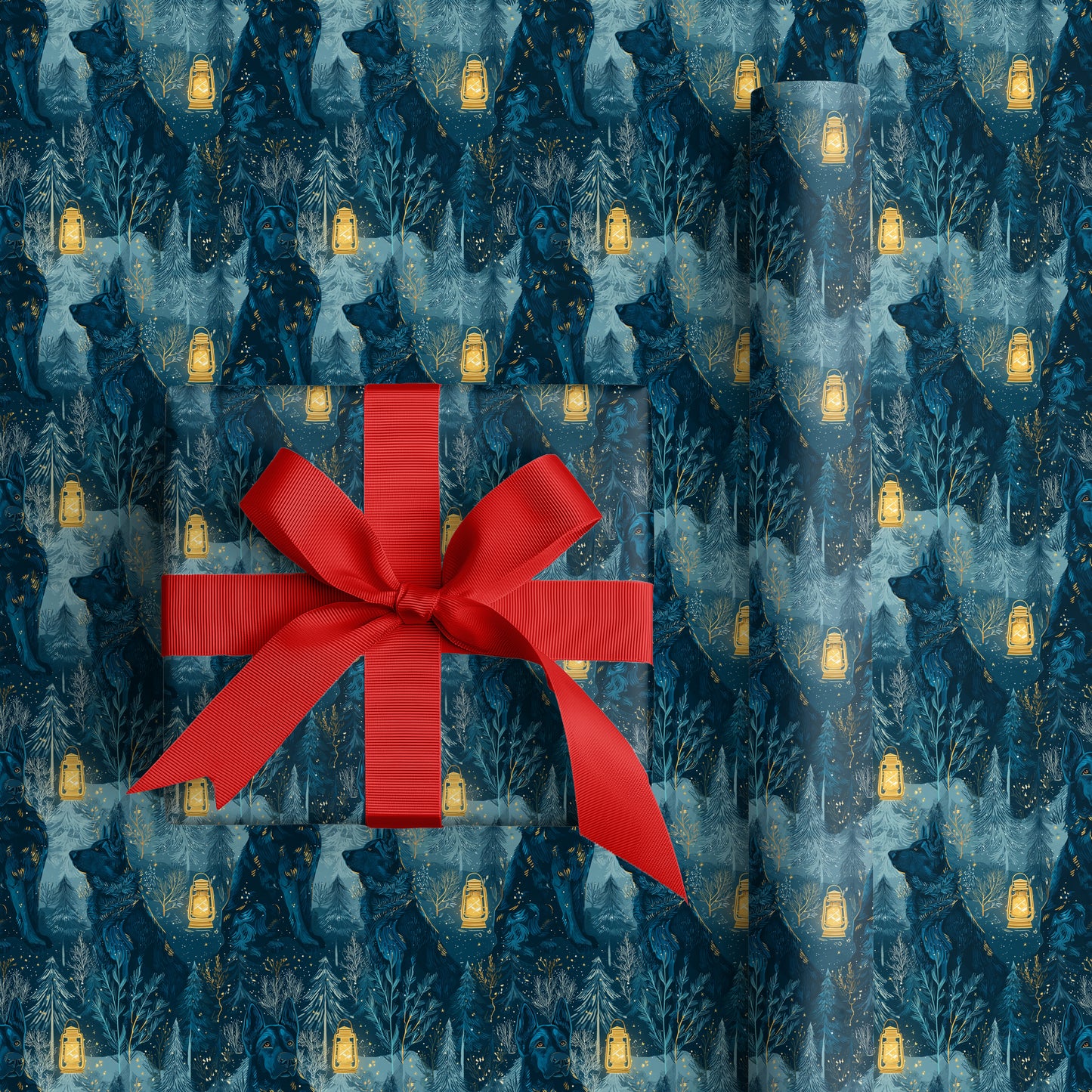 Midnight Wolves Guard Starlit Forests