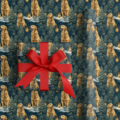 Golden Companions Beneath Winter's Canopy