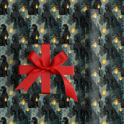 Midnight Poodles Guard Winter's Glow