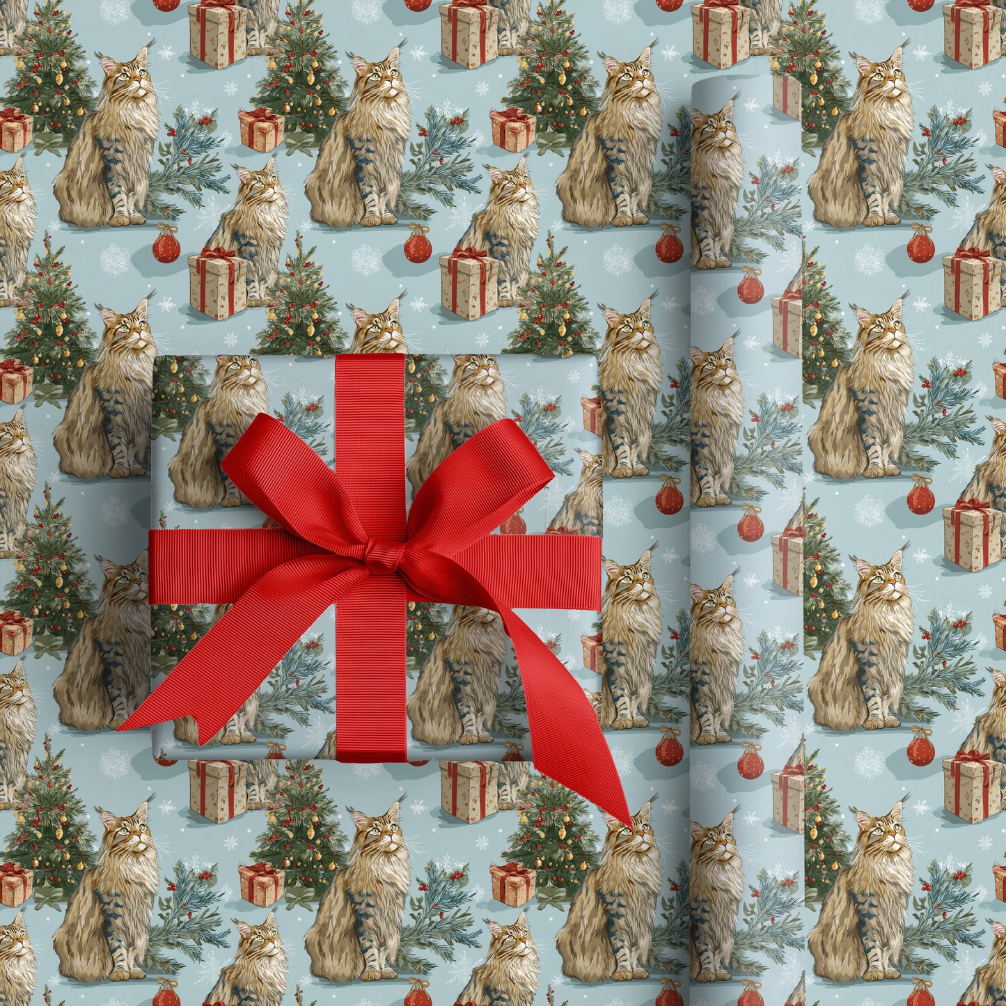 Regal Whiskers Await Winter's Gifts