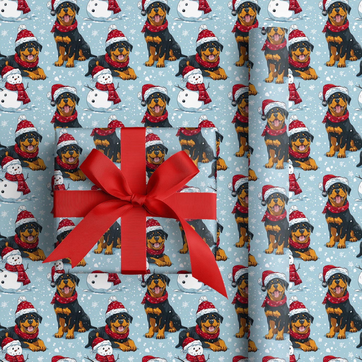 Playful Paws Paint Winter's Joy