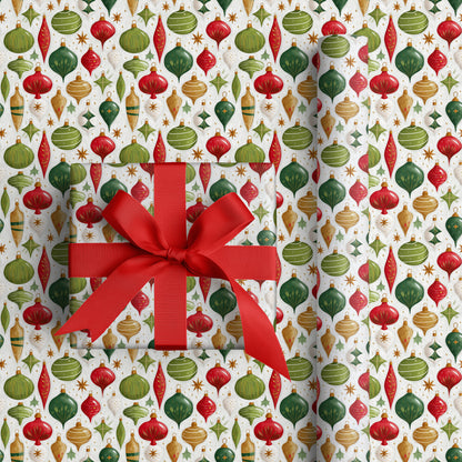 Cherished Ornaments in a Winter Wonderland