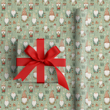 Gnomes Dancing Through Winter's Magic