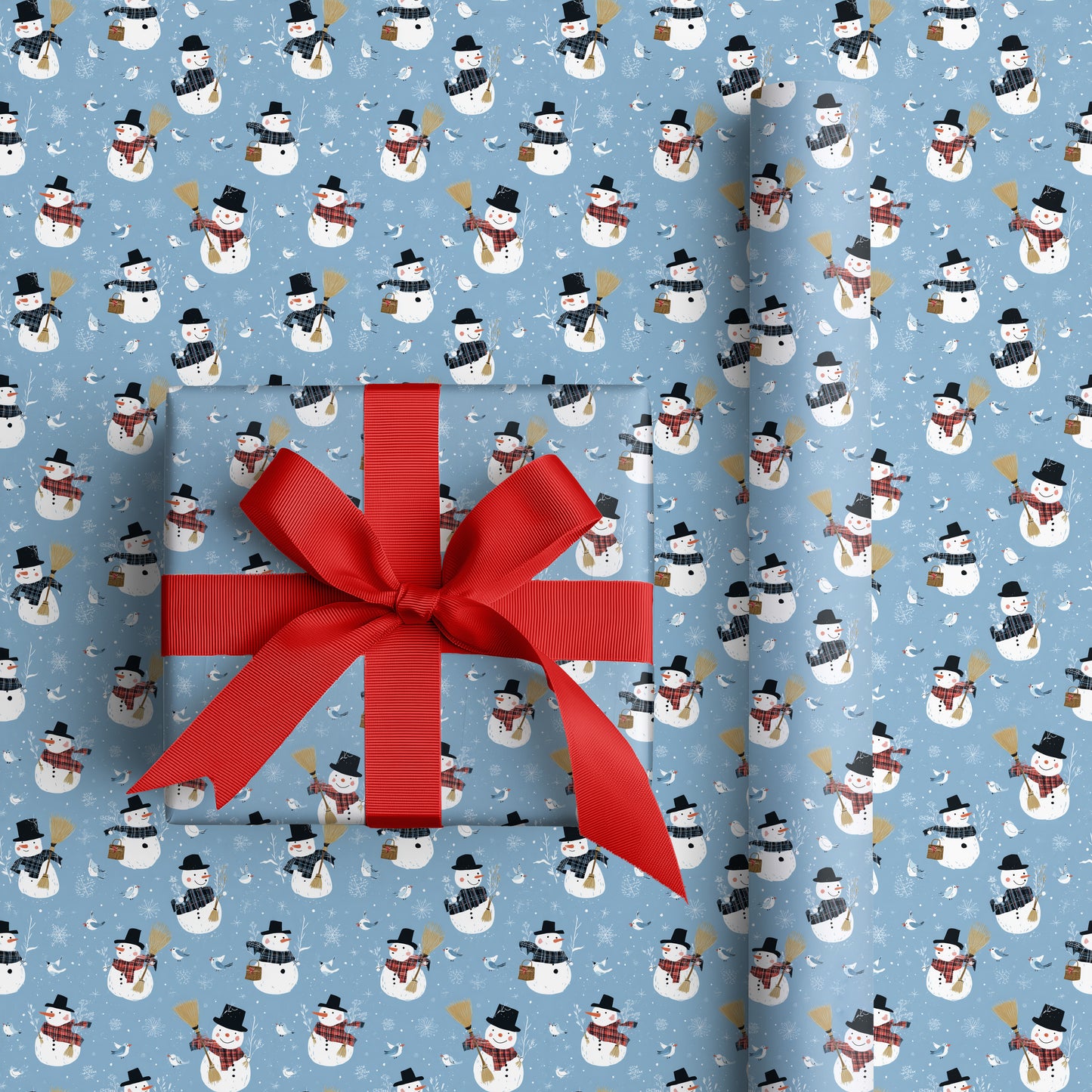 Snowmen Dance With Winter Friends
