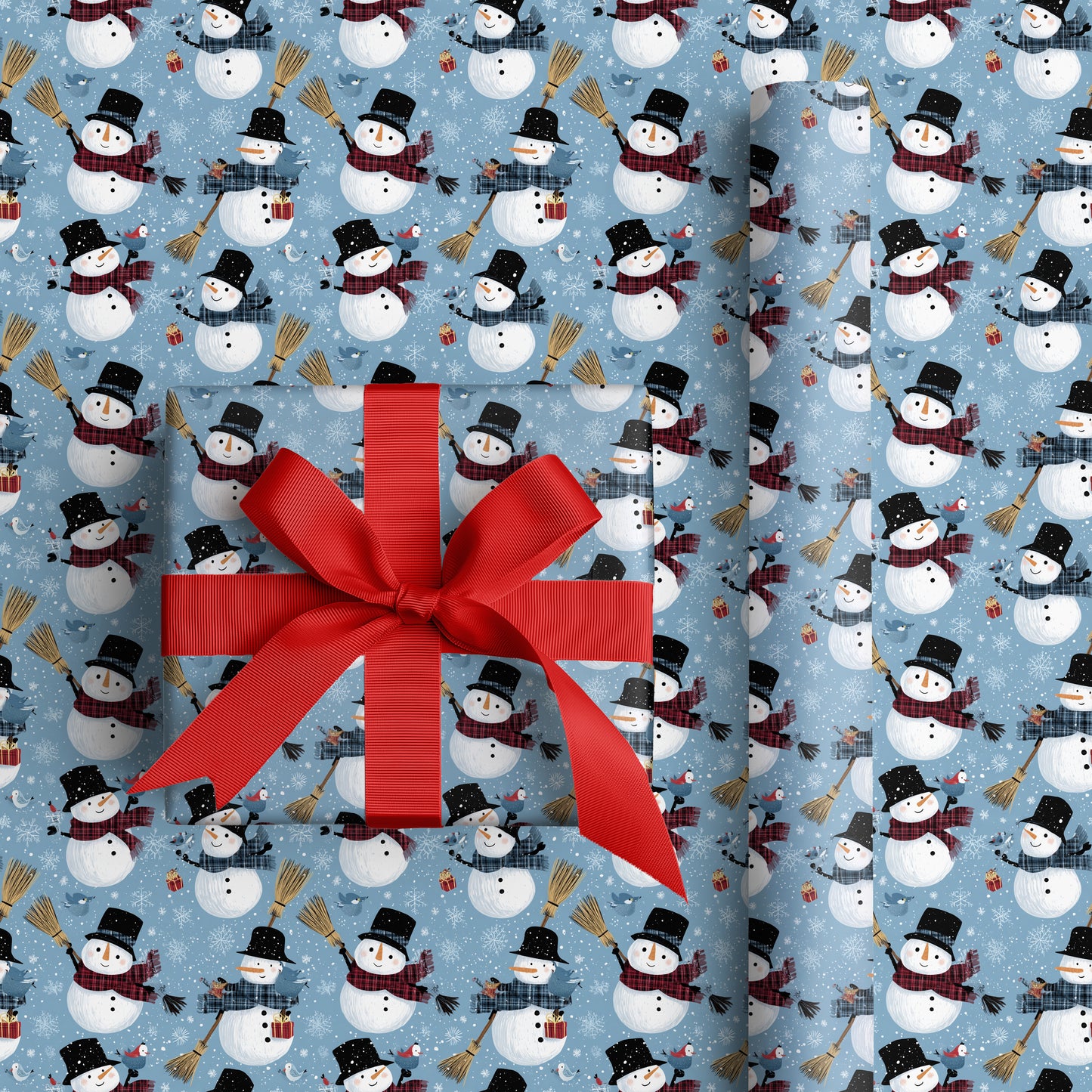 Snowmen Dancing Through Winter's Tale
