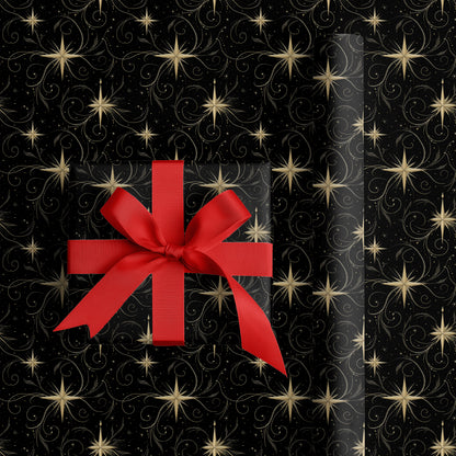 Golden Stardust Weaves Celestial Tales