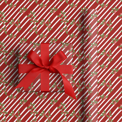 Holly Dances Across Candy Stripes