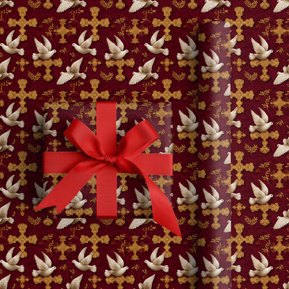 Golden Crosses Dance With Doves