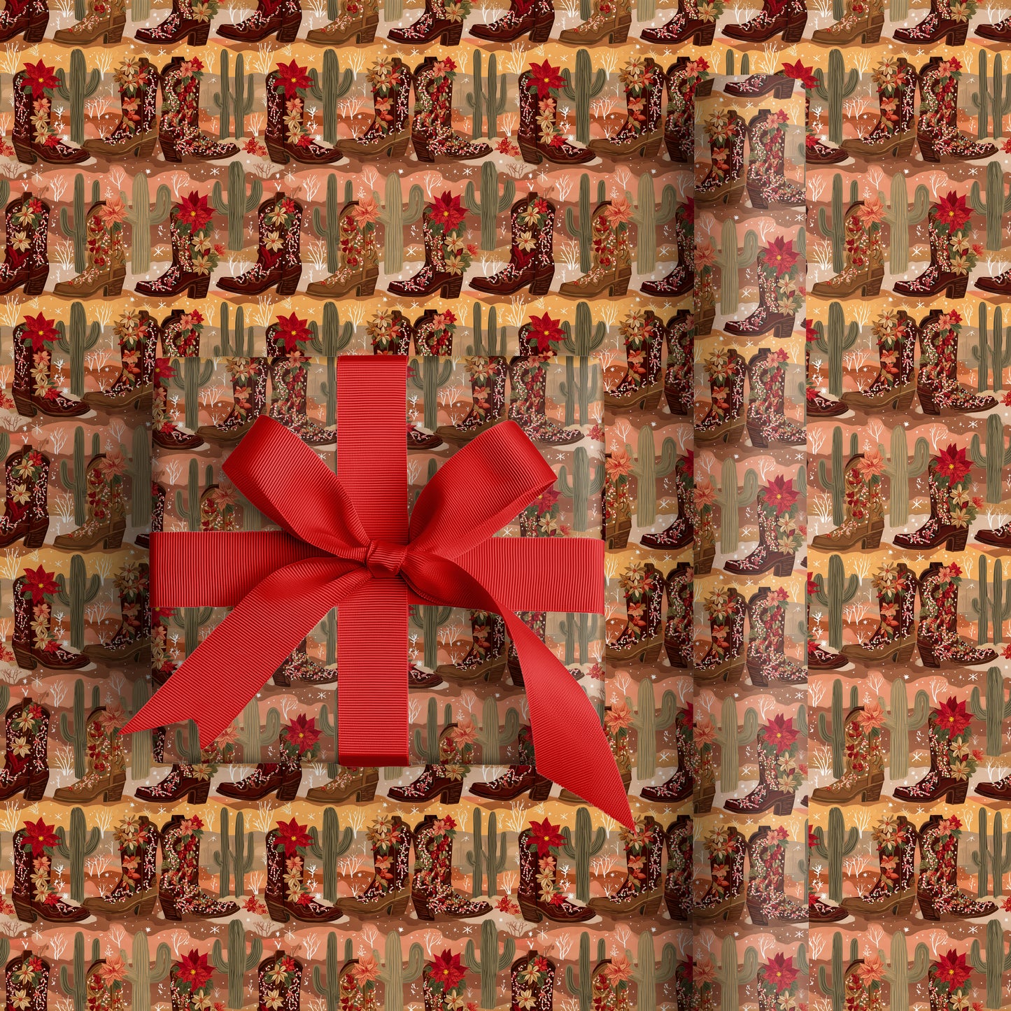 Southwestern Christmas Blooms Softly