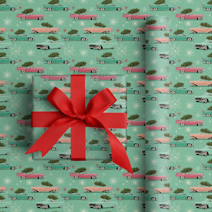 Vintage Caravans Carry Christmas Home