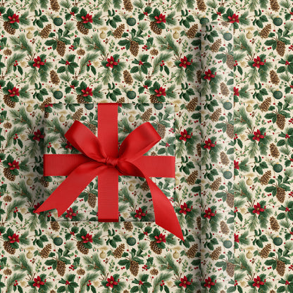 Pine Memories Bloom In Crimson