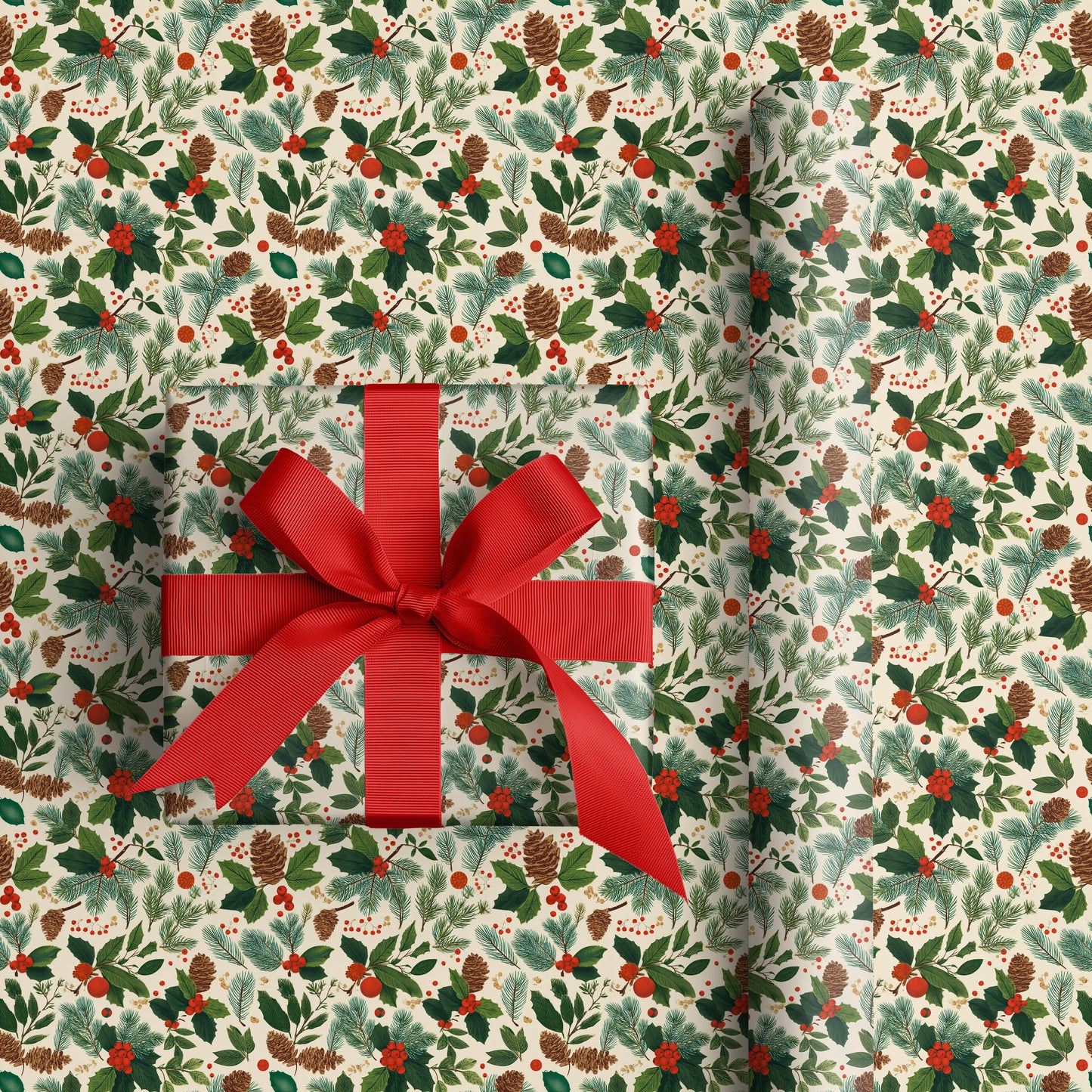 Winter's Botanical Festive Symphony