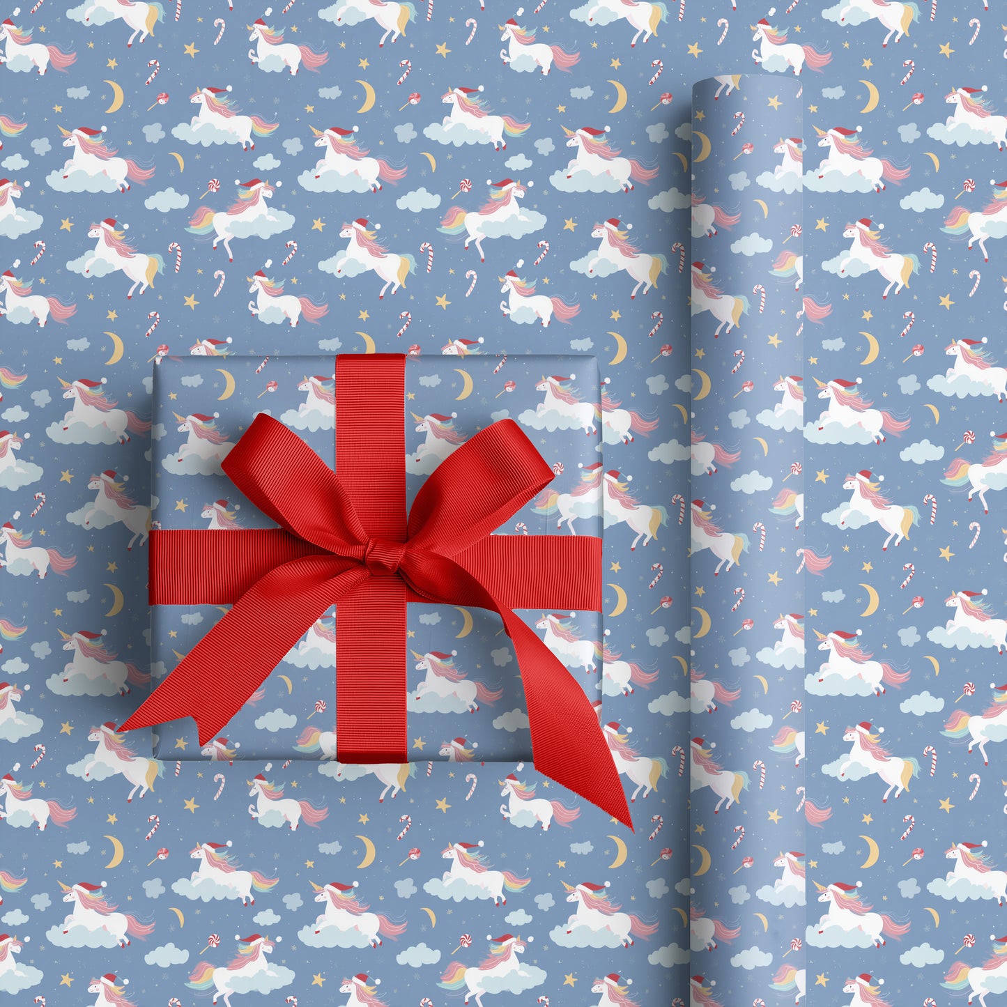 Unicorns Dance Through Starlit Christmas