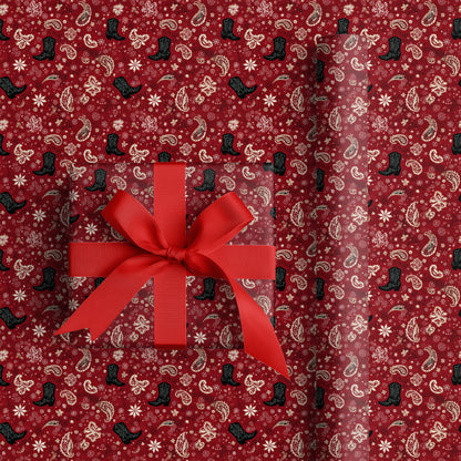 Cowboy Christmas Bandana Blooms