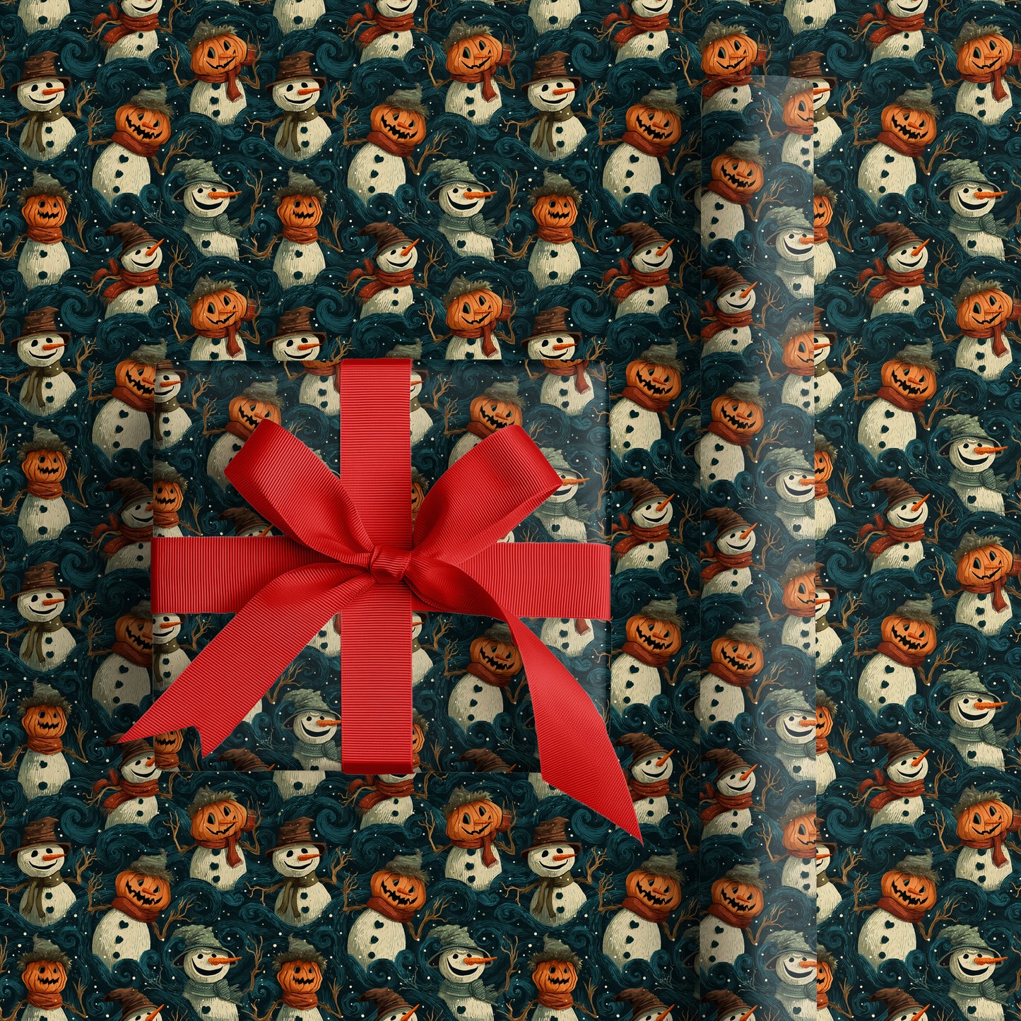 Frosty Gourds Dance Midnight Swirls