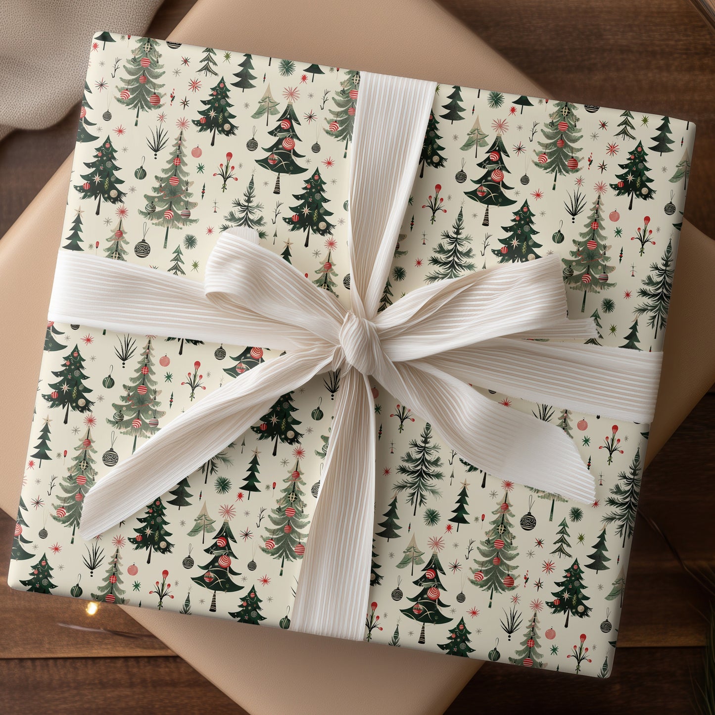 Mid-Century Merry Christmas Trees