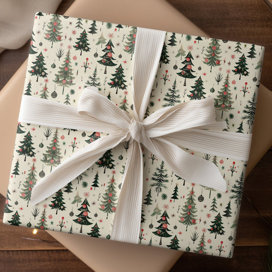 Mid-Century Merry Christmas Trees