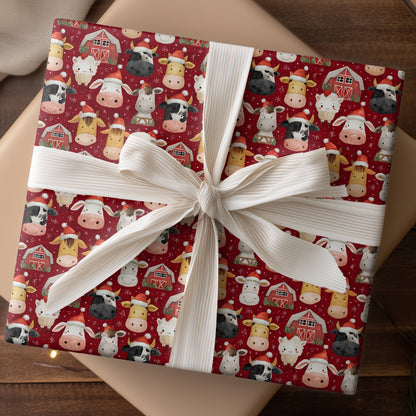 Festive Farm Friends Gather Round