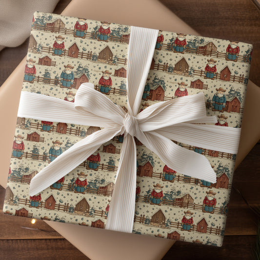 Ranchers Gather Where Snowflakes Dance