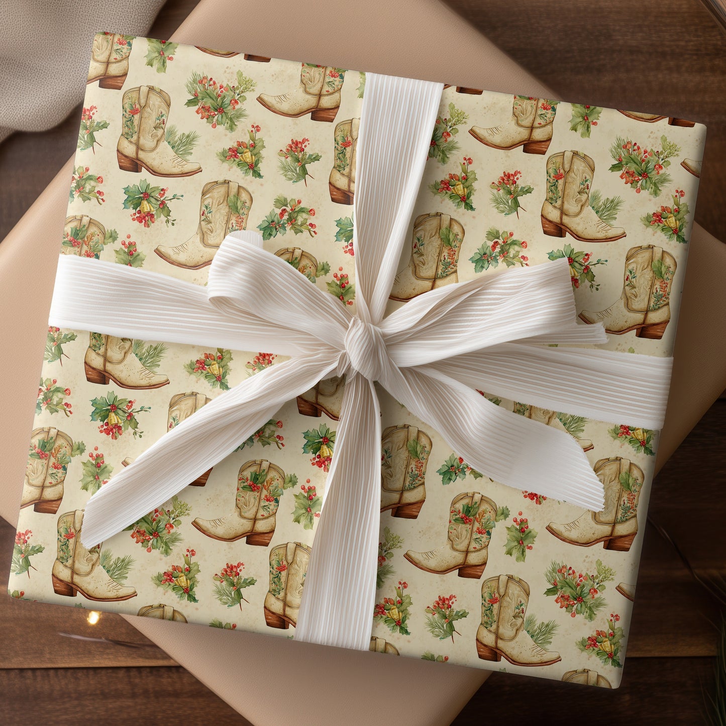 Cowboy Christmas Blooms With Tradition