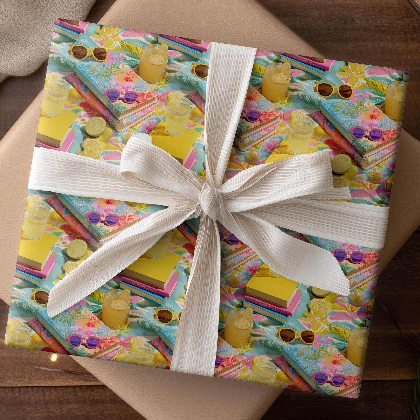 Citrus Dreams Between Book Pages