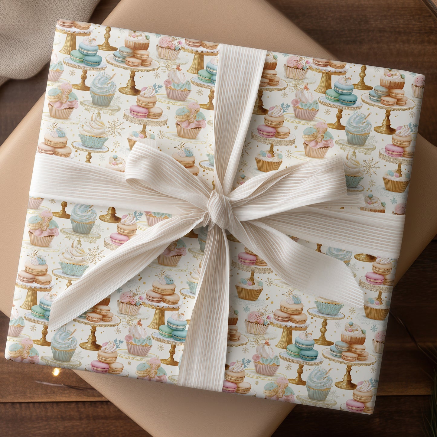 Delicate Pastries in a Winter Dream