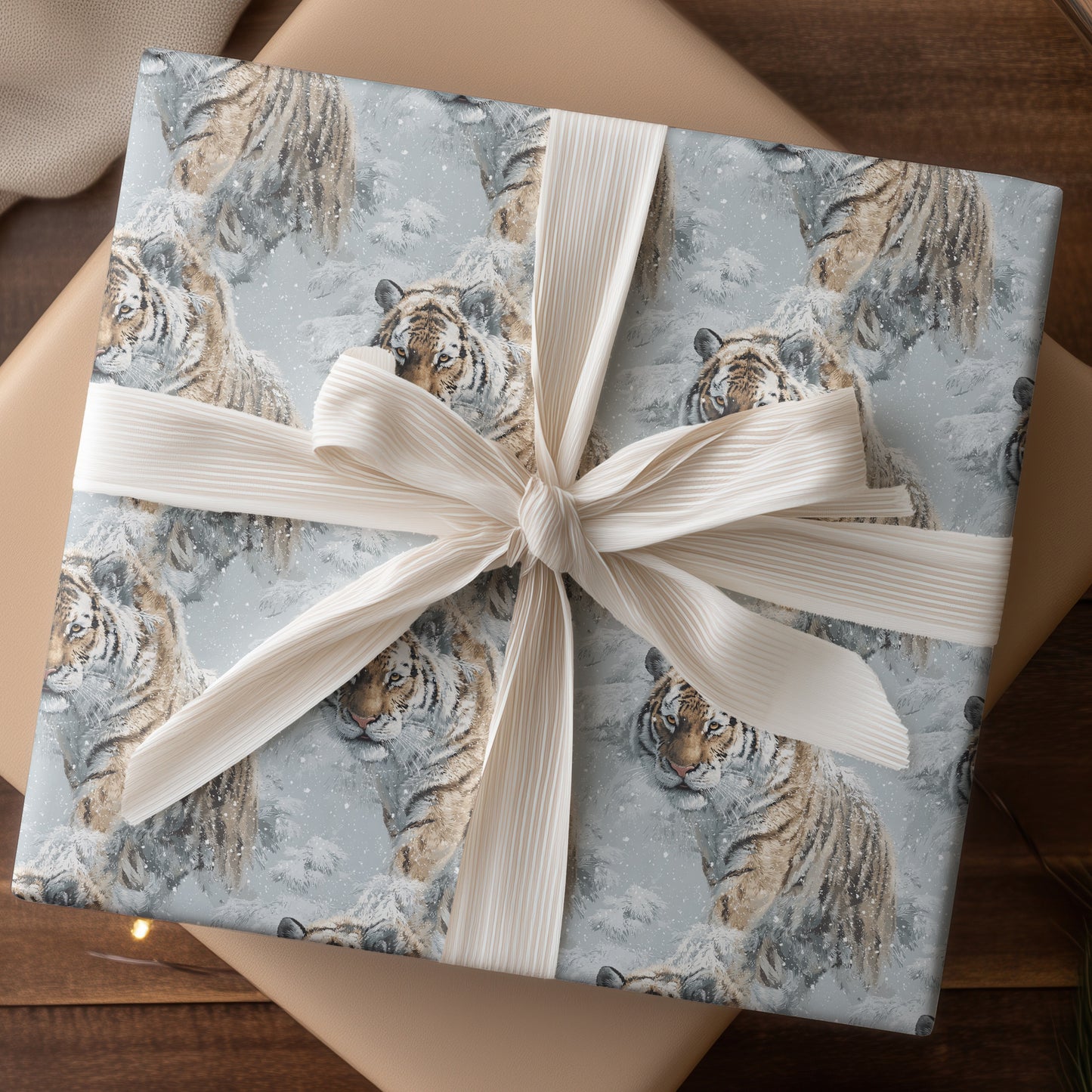 Frost Weaves Through Striped Spirits