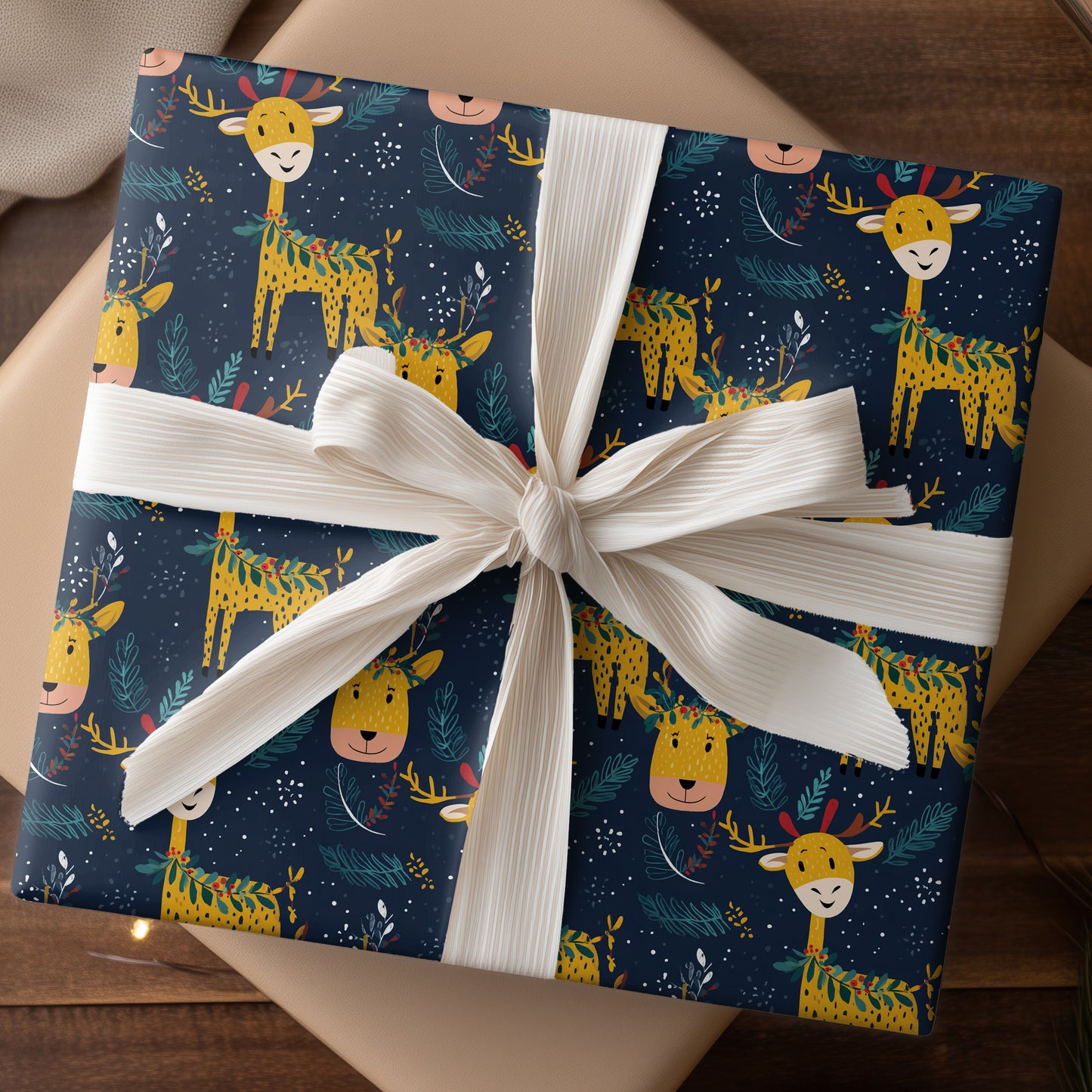 Starry Night Meets Woodland Friends