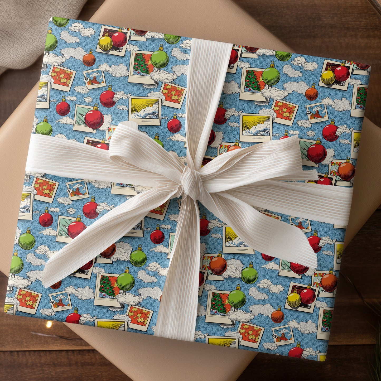 Christmas Memories Float Between Clouds