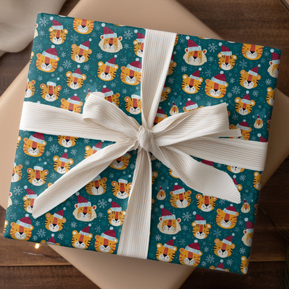 Tigers Celebrate Winter's Playful Dance