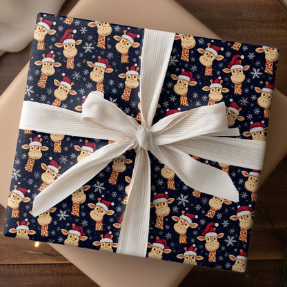 Jolly Giraffes Dance Through Winter