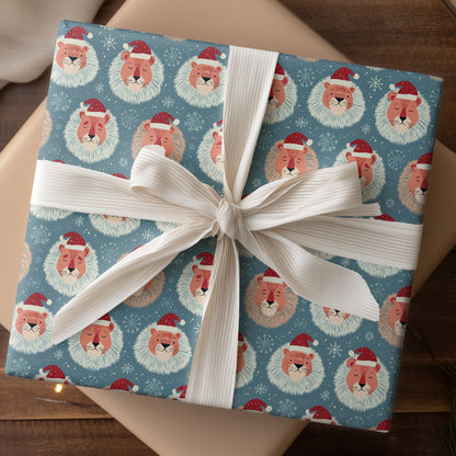 Lions Dream Beneath Winter's Soft Glow