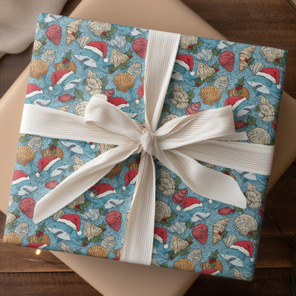 Sharks Wear Santa Hats Underwater