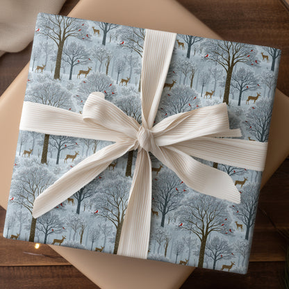 Cardinals Dance Through Silver Forests