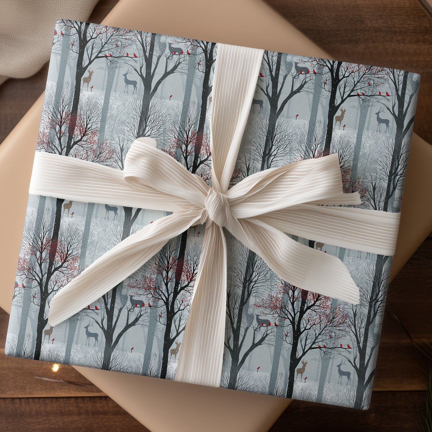 Cardinals Dance Through Winter's Stillness