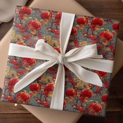 Crimson Lanterns Bloom With Fortune