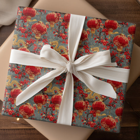 Crimson Lanterns Bloom With Fortune