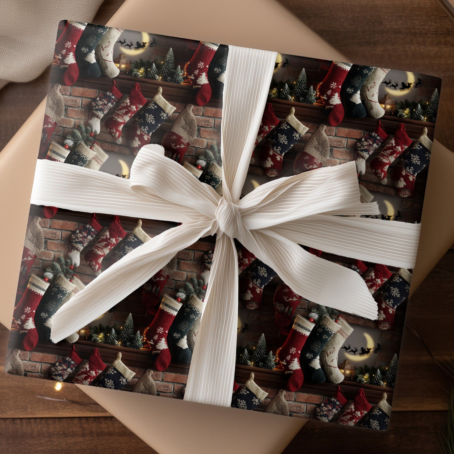 Woolen Wishes Await Santa's Flight