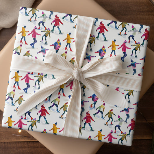 Winter's Fluid Dance On Ice