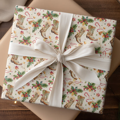 Cowboy Christmas Sparkles Softly