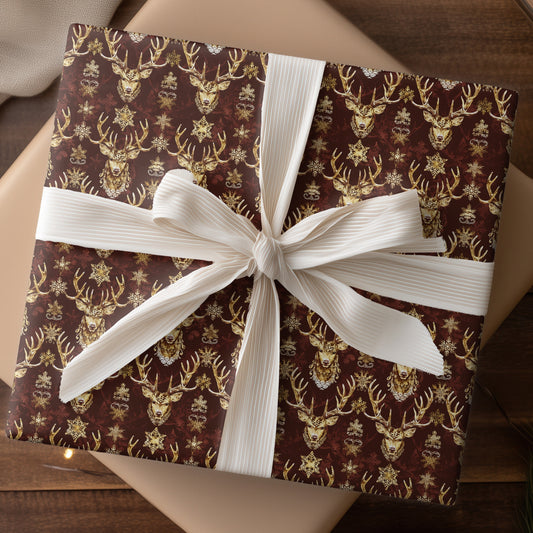 Golden Stags Weave Winter's Tale